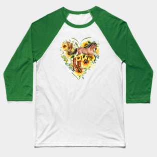 Cowgirl's Heart Baseball T-Shirt